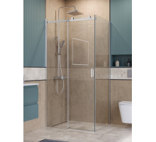 Душевой уголок BelBagno SOFT_CLOSE-2-AH-1-110/80-C-Cr профиль хром, стекло прозрачное