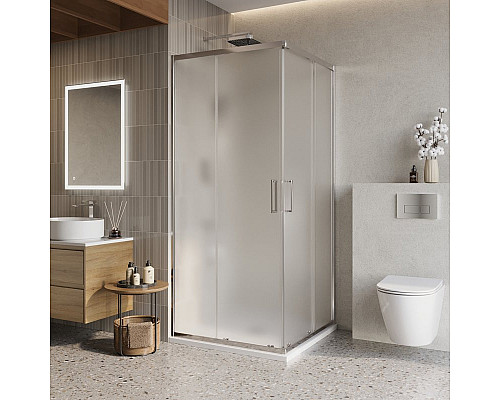 Душевой уголок BelBagno LUCE-A-2-90-P-Cr