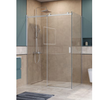 Душевой уголок BelBagno SOFT_CLOSE-2-AH-1-140/80-C-Cr профиль хром, стекло прозрачное