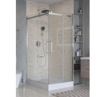 Душевой уголок 120х90 см BelBagno MARINO-2-AH-2-120/90-C-CR профиль хром, стекло прозрачное