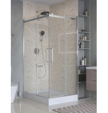 Душевой уголок 120х90 см BelBagno MARINO-2-AH-2-120/90-C-CR профиль хром, стекло прозрачное