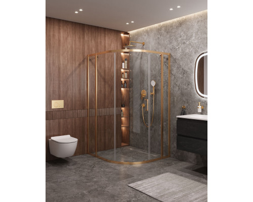 Душевой уголок CEZARES MOLVENO-RH-11-120/110-C-BORO-IV