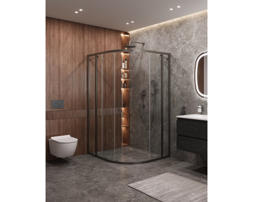 Душевой уголок CEZARES MOLVENO-RH-11-120/110-C-GM-IV