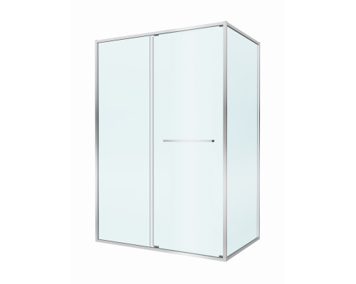 Душевой уголок CEZARES LUX-AH-FS-11-130/90-C-CR, 130х90 см, профиль хром глянцевый, стекло прозрачное