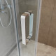 Душевой уголок BelBagno SOFT_CLOSE-2-AH-1-140/80-C-Cr профиль хром, стекло прозрачное