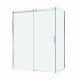 Душевой уголок BelBagno SOFT_CLOSE-2-AH-1-160/80-C-Cr профиль хром, стекло прозрачное