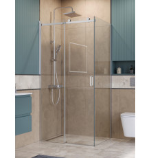 Душевой уголок BelBagno SOFT_CLOSE-2-AH-1-110/90-C-Cr профиль хром, стекло прозрачное