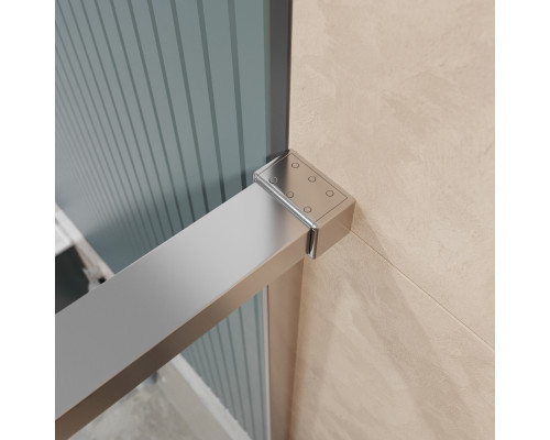 Душевой уголок BelBagno SOFT_CLOSE-1-A-1-100-C-Cr профиль хром, стекло прозрачное