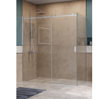 Душевой уголок BelBagno SOFT_CLOSE-2-AH-1-180/100-C-Cr профиль хром, стекло прозрачное