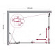 Душевой уголок BelBagno LUCE-AH-21-120/90-C-Cr