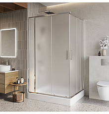 Душевой уголок BelBagno LUCE-AH-22-120/100-P-Cr