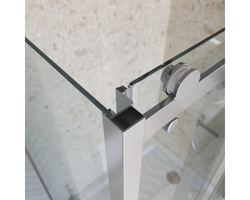 Душевой уголок BelBagno MARINO-2-AH-1-110/100-C-CR 110х100 см, профиль хром, стекло прозрачное