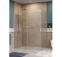 Душевой уголок BelBagno SOFT_CLOSE-2-AH-1-160/80-C-Cr профиль хром, стекло прозрачное