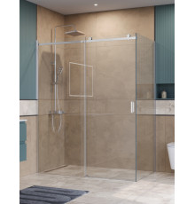 Душевой уголок BelBagno SOFT_CLOSE-2-AH-1-160/80-C-Cr профиль хром, стекло прозрачное
