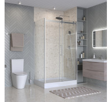 Душевой уголок BelBagno MARINO-2-AH-1-140/90-C-CR 140х90 см профиль хром, стекло прозрачное