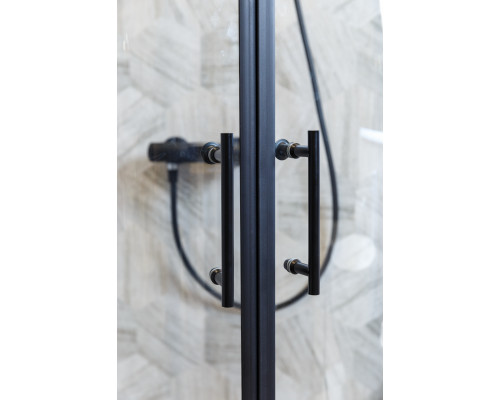 Душевой уголок CEZARES ECO-O-R-2-100-C-NERO