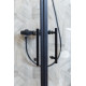Душевой уголок CEZARES ECO-O-R-2-100-C-NERO