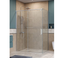 Душевой уголок BelBagno SOFT_CLOSE-1-AH-1-140/100-C-Cr профиль хром, стекло прозрачное