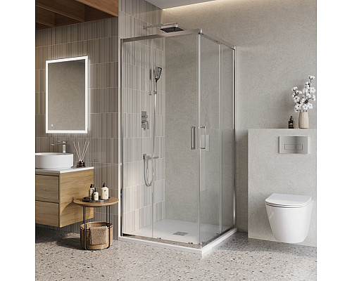 Душевой уголок BelBagno LUCE-A-2-80-C-Cr