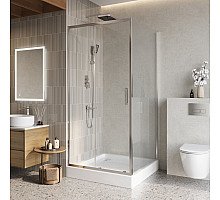 Душевой уголок BelBagno LUCE-A-1-100/100-C-Cr