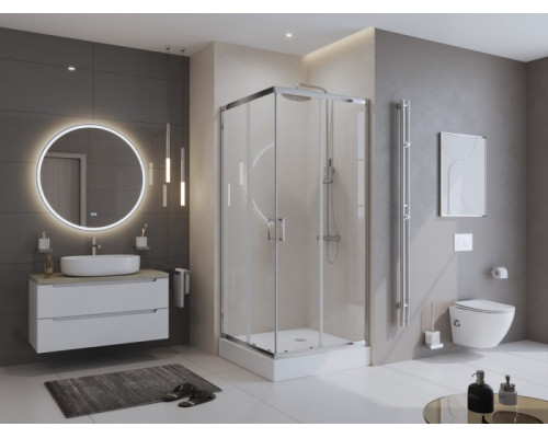 Душевой уголок BelBagno UNO-195-A-2-100-C-Cr