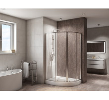 Душевой уголок BelBagno DUE-RH-2-120/80-C-Cr