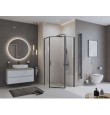Душевой уголок BelBagno UNO-195-P-1-100-C-NERO
