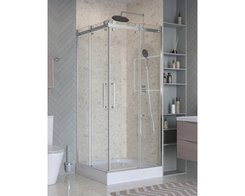 Душевой уголок BelBagno MARINO-2-A-2-90-C-CR 90х90 см, профиль хром, стекло прозрачное