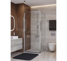 Душевой уголок CEZARES LUX-AH-FS-1-90/100-C-CR, 90х100 см, профиль хром глянцевый, стекло прозрачное