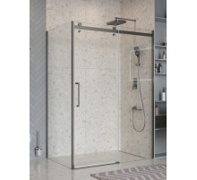 Душевой уголок BelBagno MARINO-2-AH-1-150/80-C-GM 150х80 см профиль оружейная сталь, стекло прозрачное