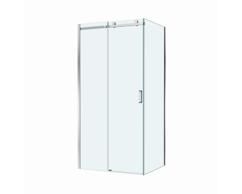 Душевой уголок BelBagno SOFT_CLOSE-2-AH-1-110/100-C-Cr профиль хром, стекло прозрачное