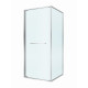 Душевой уголок CEZARES LUX-A-FS-1-80-C-CR, 80х80 см, профиль хром глянцевый, стекло прозрачное