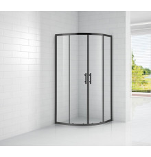 Душевой уголок CEZARES ECO-O-R-2-100-C-NERO