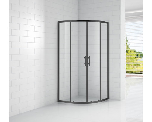 Душевой уголок CEZARES ECO-O-R-2-100-C-NERO