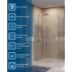 Душевой уголок BelBagno SOFT_CLOSE-2-AH-1-130/80-C-Cr профиль хром, стекло прозрачное