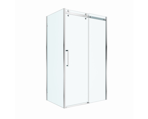 Душевой уголок BelBagno MARINO-2-AH-1-130/80-C-CR 130х80 см профиль хром, стекло прозрачное