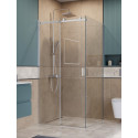 Душевой уголок BelBagno SOFT_CLOSE-2-A-1-100-C-Cr профиль хром, стекло прозрачное