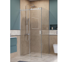 Душевой уголок BelBagno SOFT_CLOSE-2-A-1-100-C-Cr профиль хром, стекло прозрачное