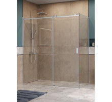 Душевой уголок BelBagno SOFT_CLOSE-2-AH-1-180/80-C-Cr профиль хром, стекло прозрачное