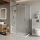 Душевой уголок BelBagno LUCE-AH-21-145/90-C-Cr