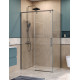 Душевой уголок BelBagno SOFT_CLOSE-1-AH-1-120/100-C-GM профиль оружейная сталь, стекло прозрачное