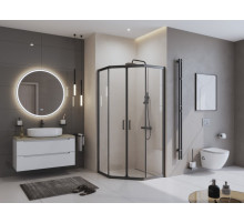 Душевой уголок BelBagno UNO-195-P-2-90-C-NERO