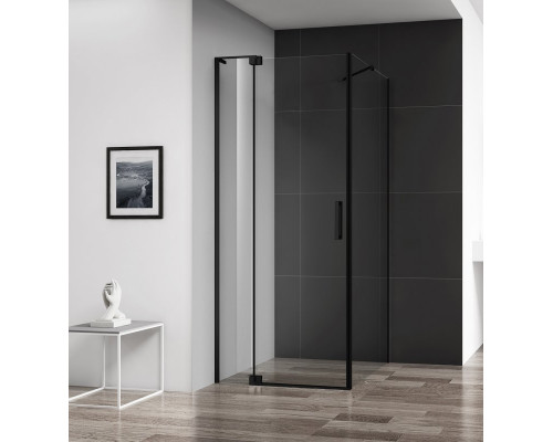 Душевой уголок CEZARES SLIDER-AH-1-100-80/90-C-NERO