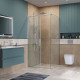Душевой уголок BelBagno SOFT_CLOSE-1-A-1-100-C-Cr профиль хром, стекло прозрачное
