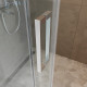 Душевой уголок BelBagno SOFT_CLOSE-1-AH-1-130/80-C-Cr профиль хром, стекло прозрачное