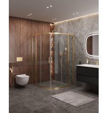 Душевой уголок CEZARES MOLVENO-R-22-100+20-C-BORO-IV