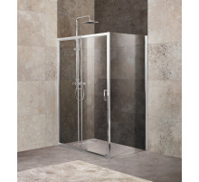 Душевой уголок BelBagno UNIQUE-AH-1-100/115-80-C-Cr