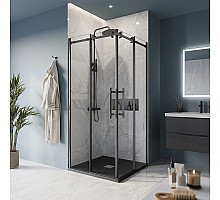 Душевой уголок BelBagno MARINO-A-2-90-C-NERO