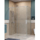 Душевой уголок BelBagno SOFT_CLOSE-1-AH-1-130/100-C-Cr профиль хром, стекло прозрачное