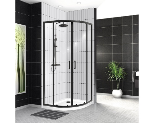 Душевой уголок BelBagno UNO-195-R-2-90-C-NERO